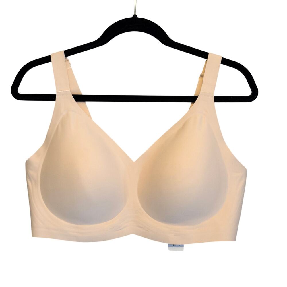 Letsjoli Wireless Contour Bra Size XXL Nude Seamless Comfort Everyday Basic NWT